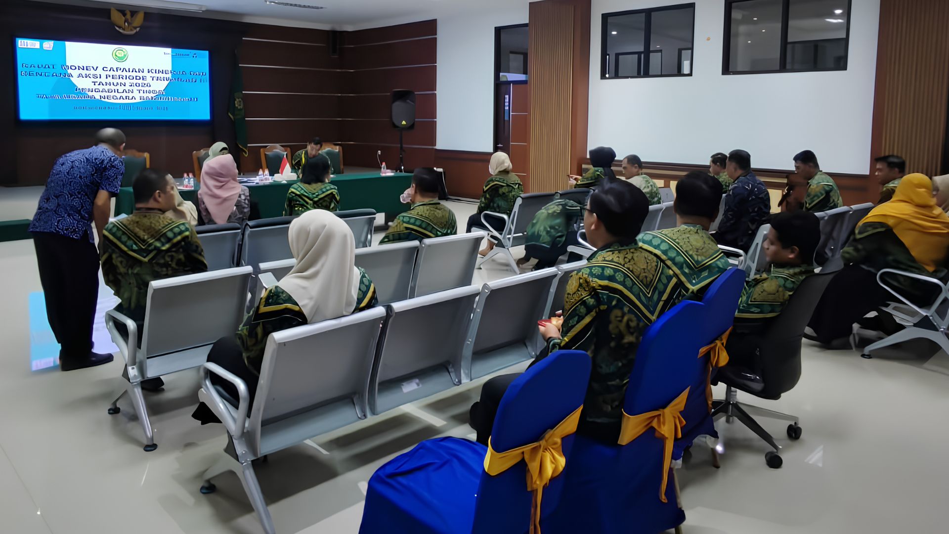 PTTUN Banjarmasin Gelar Rapat Monitoring dan Evaluasi Capaian Kinerja serta Rencana Aksi Triwulan III Tahun 2026