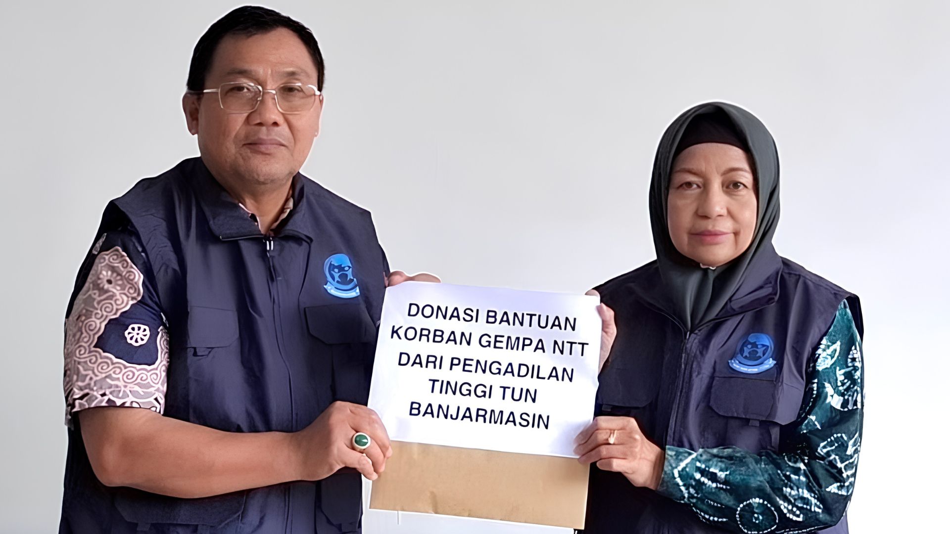 PTTUN Banjarmasin Peduli terhadap Korban Gempa NTT 