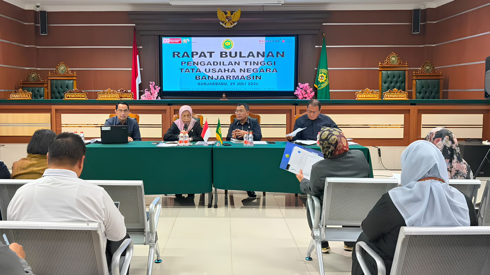 Perkuat Integritas dan Budaya Kerja, PTTUN Banjarmasin Gelar Rapat Dinas Bulanan Periode Juli 2026
