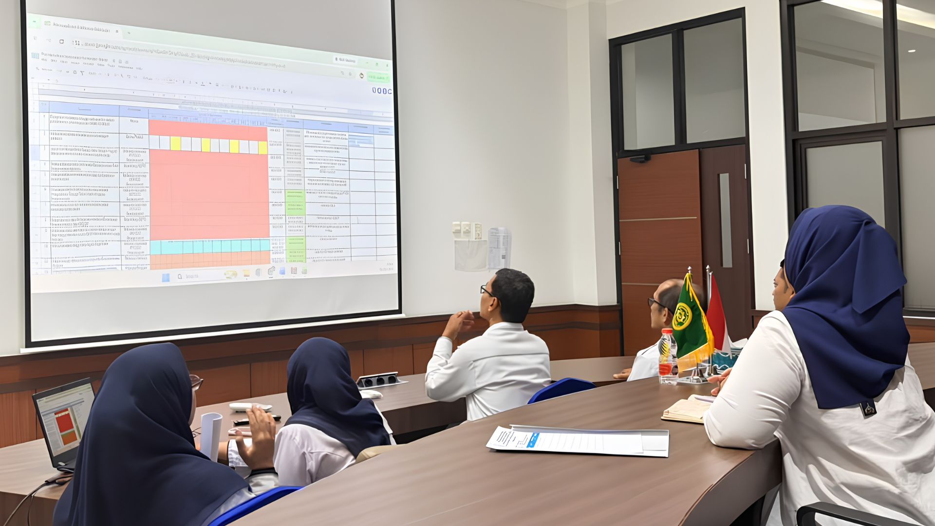 Area I Tim Pembangunan ZI Pengadilan Tinggi TUN Banjarmasin Gelar Rapat Tindak Lanjut Monev Pembangunan Zona Integritas