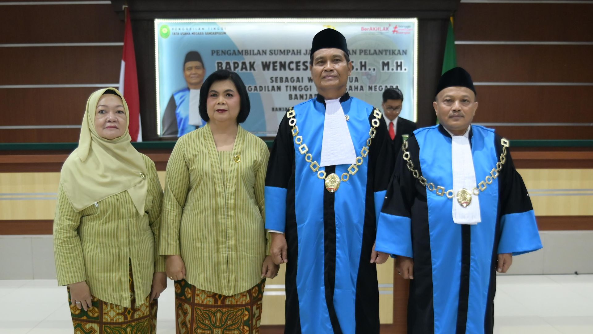 Pengambilan Sumpah dan Pelantikan Wakil Ketua Pengadilan Tinggi Tata Usaha Negara Banjarmasin