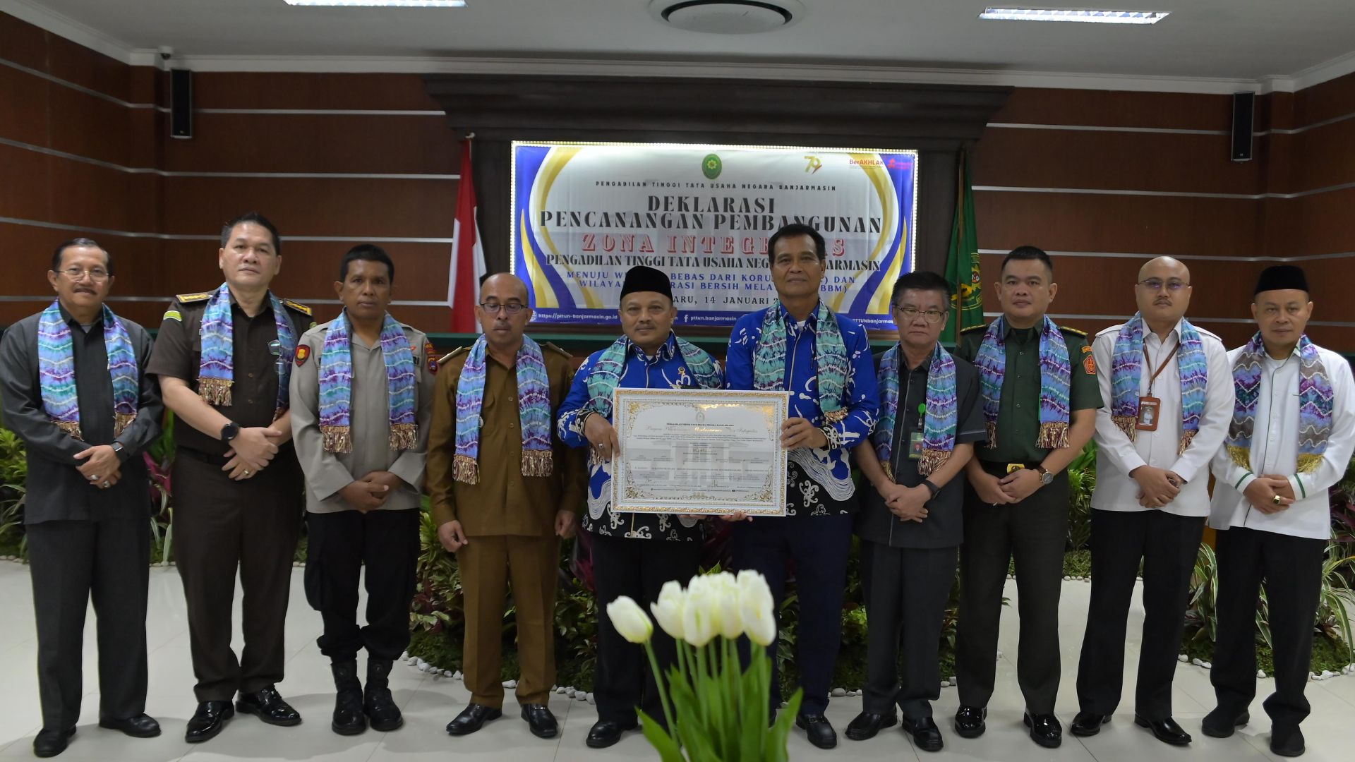 Deklarasi Pencanangan Pembangunan Zona Integritas menuju Wilayah Bebas Korupsi (WBK) dan Wilayah Birokrasi Bersih dan Melayani (WBBM)
