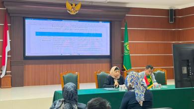 Pengadilan Tingi Tata Usaha Negara Banjarmasin Gelar Rapat Pembahasan Daftar Inventarisasi Masalah (DIM)