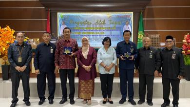 Pengantar Alih Tugas Ketua dan Hakim Tinggi Pengadilan Tinggi Tata Usaha Negara Banjarmasin