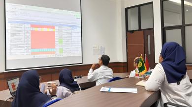 Area I Tim Pembangunan ZI Pengadilan Tinggi TUN Banjarmasin Gelar Rapat Tindak Lanjut Monev Pembangunan Zona Integritas