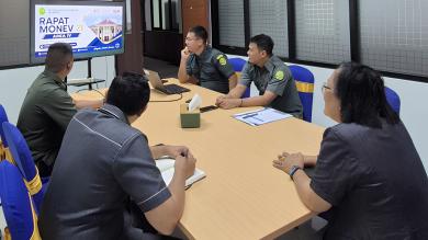 Tim Kerja Pembangunan Zona Integritas Area IV PTTUN Banjarmasin Laksanakan Monev Periode Agustus 2026
